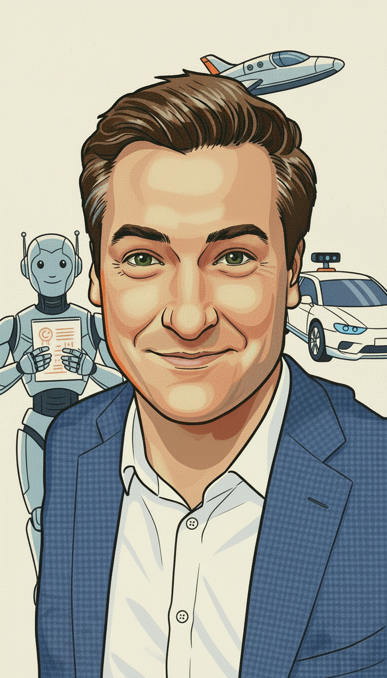 Portraitzeichnung von Andreas Menn